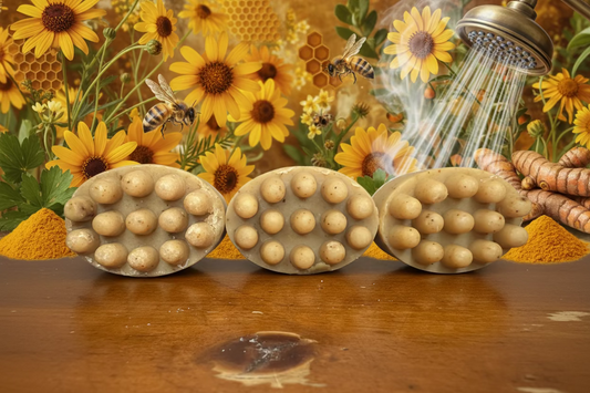 🫚 🍯 Rooted Honey & Turmeric EXFOLIATING body bar