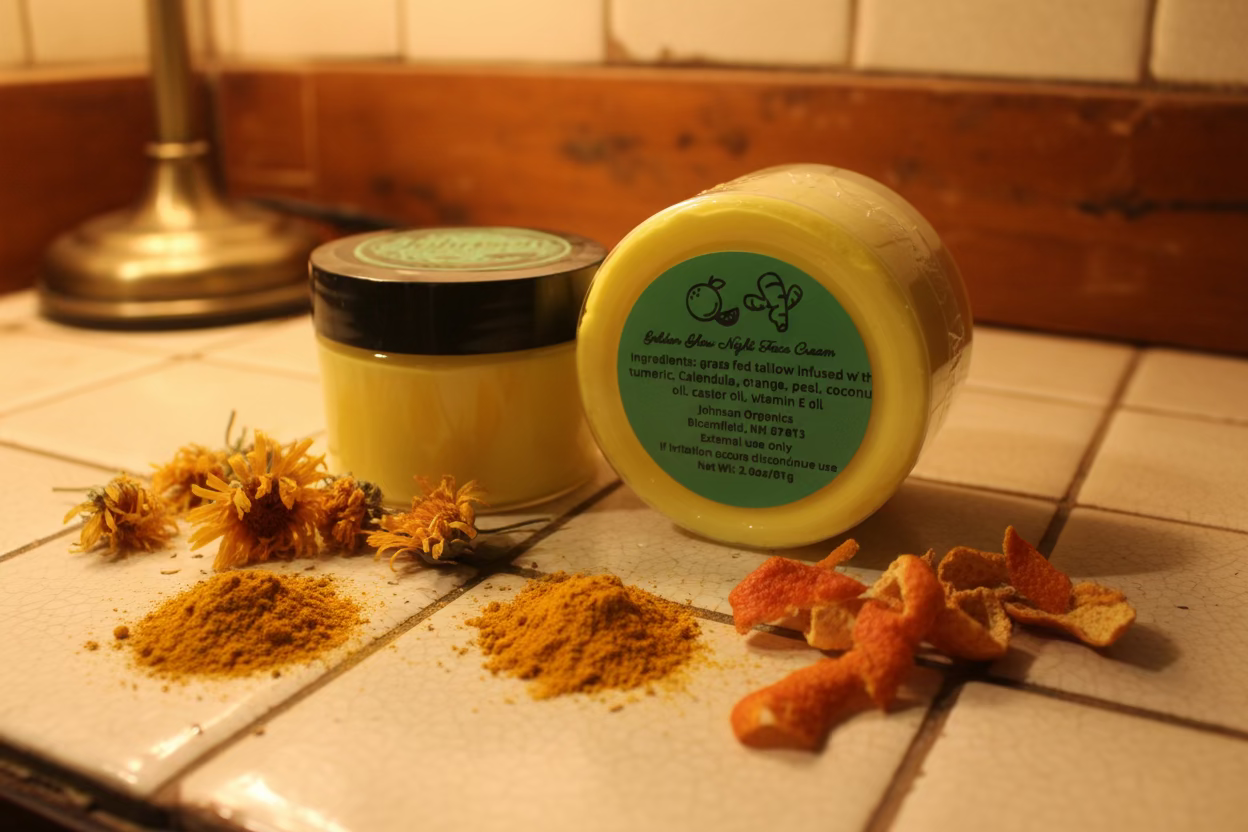 4oz Golden Glow Night Cream
